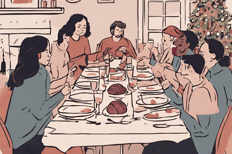 la cena de navidad