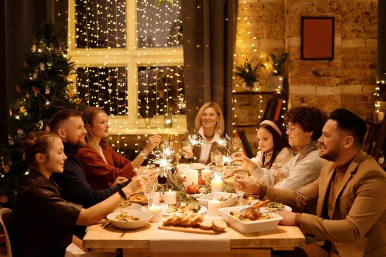 Cena familiar para resignificar la Navidad.