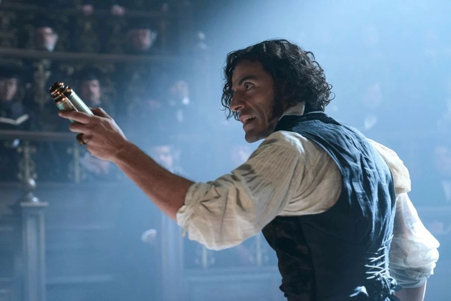 Frankenstein en el acto de crear vida, un creador enfrentado a su propia monstruosidad